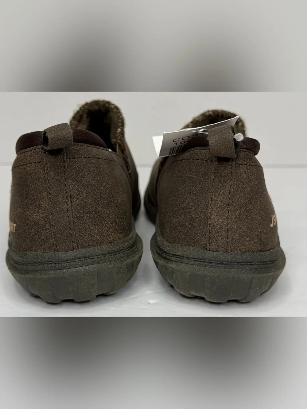 JSPORT Brown Slip On Comfort Shoes Memory Foam 7.5 NWT